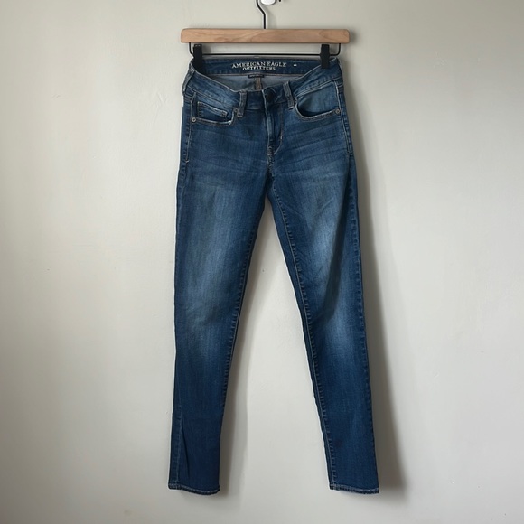American Eagle 2 Long Skinny Jeans - Picture 1 of 8